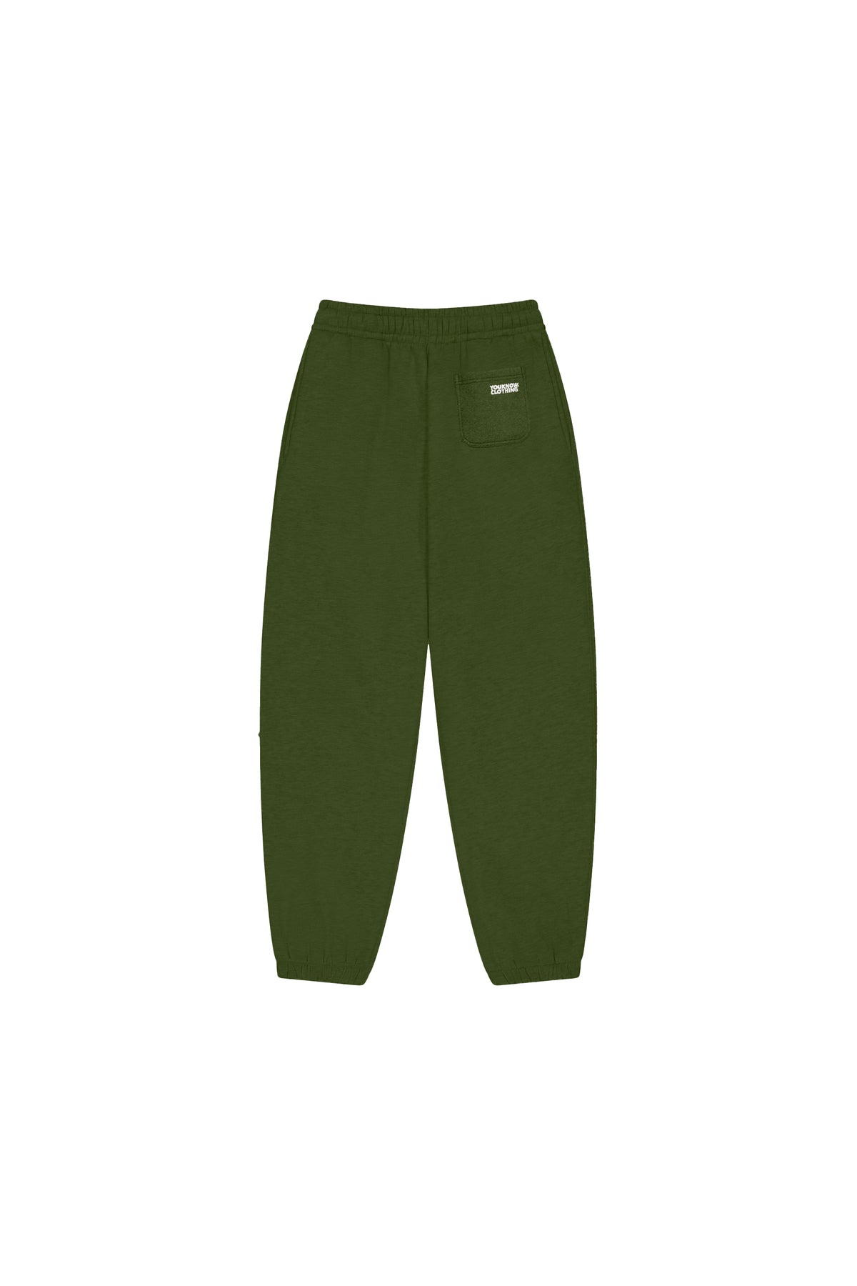 BLOCK CUFFED SWEATPANTS | GREEN