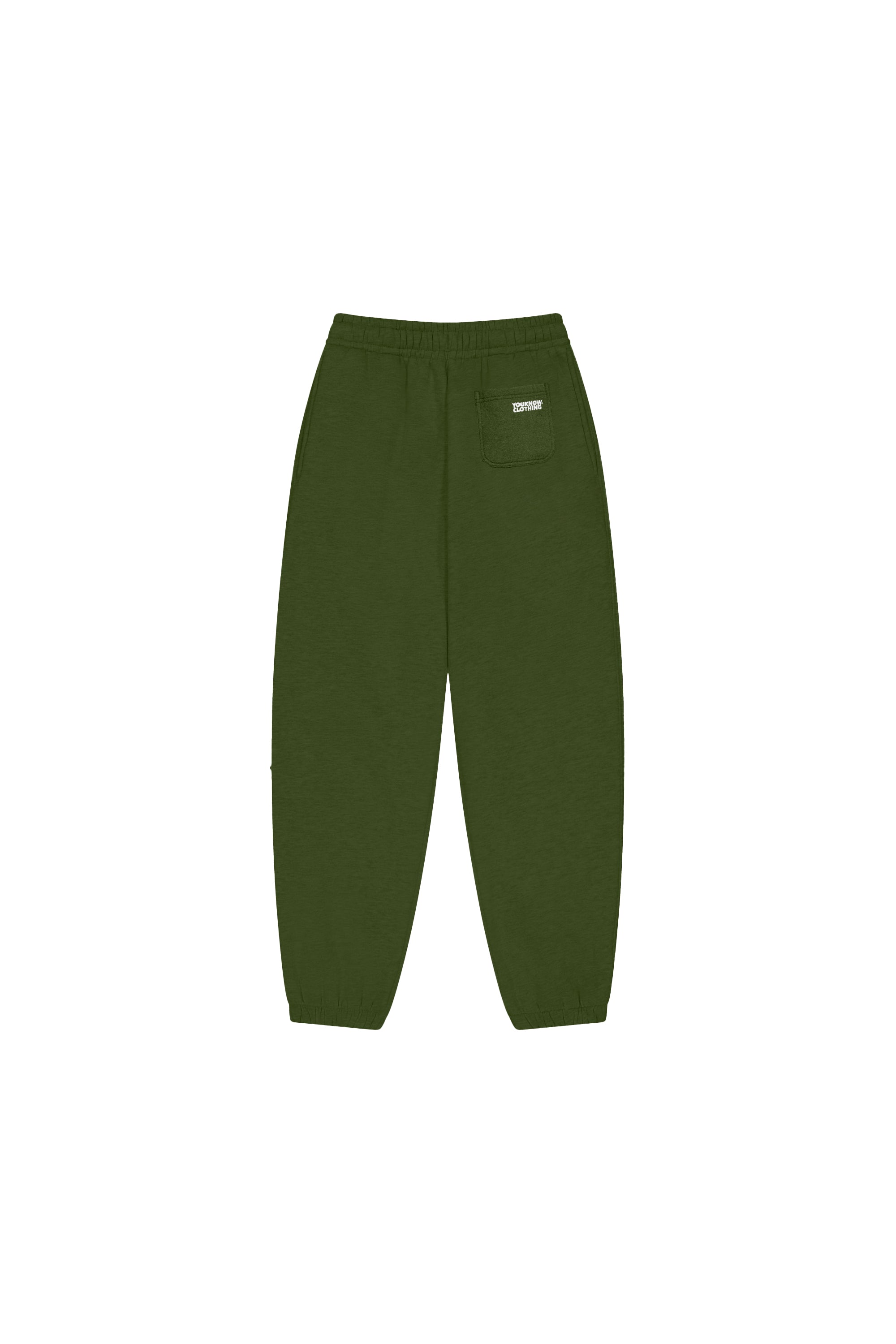 Block Cuffed Sweatpants | Green