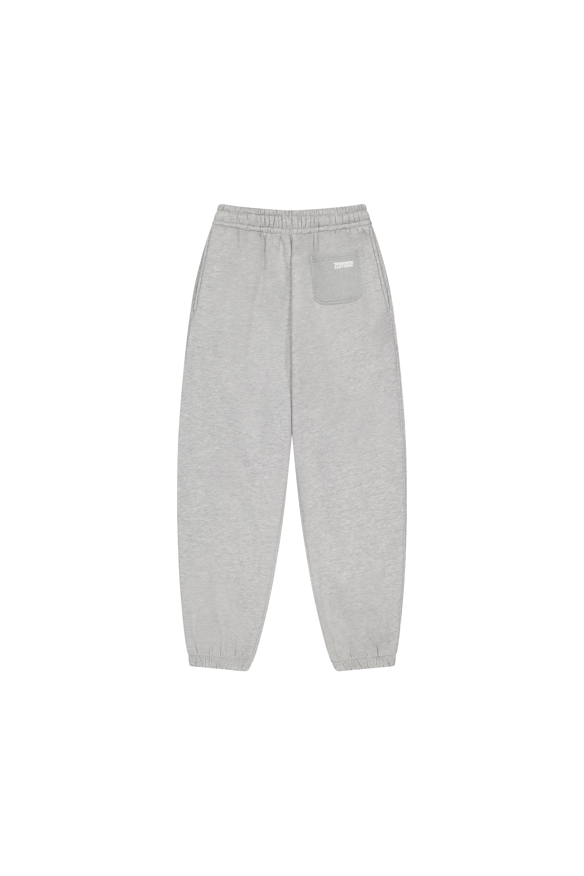 Block Cuffed Sweatpants | Grey