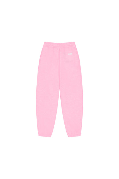 Block Cuffed Sweatpants | Pink