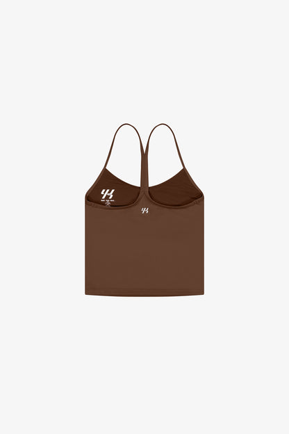 Move Womens Spaghetti Tank | BROWN