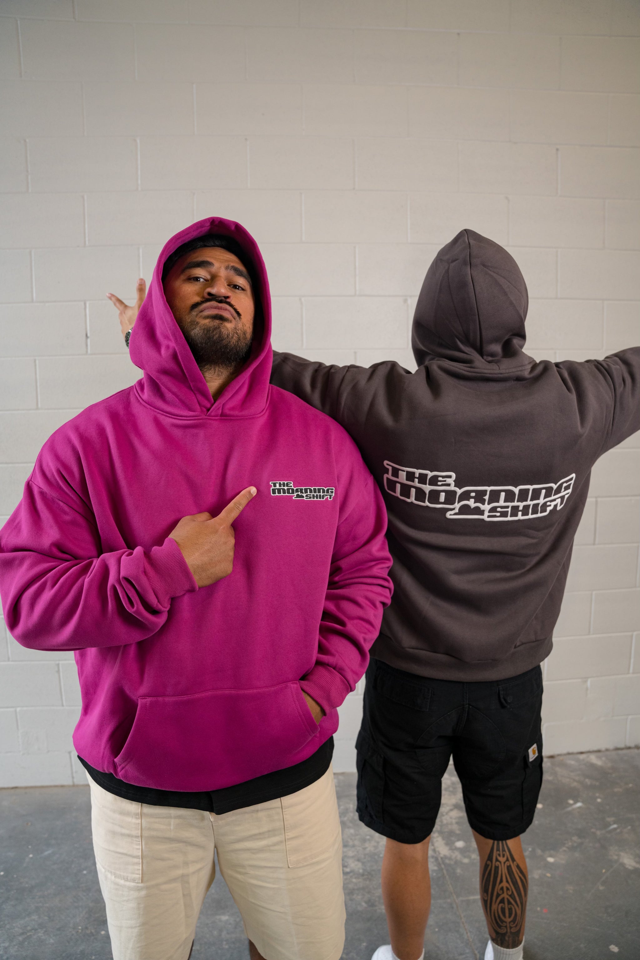 product image  TMS HOODIE | MAGENTA