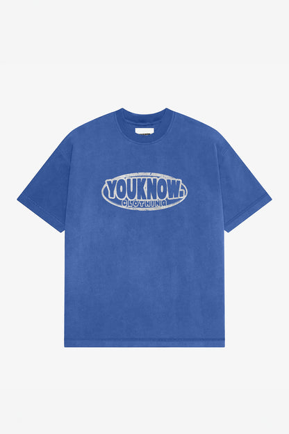 PIGMENT DYE TEE | BLUE