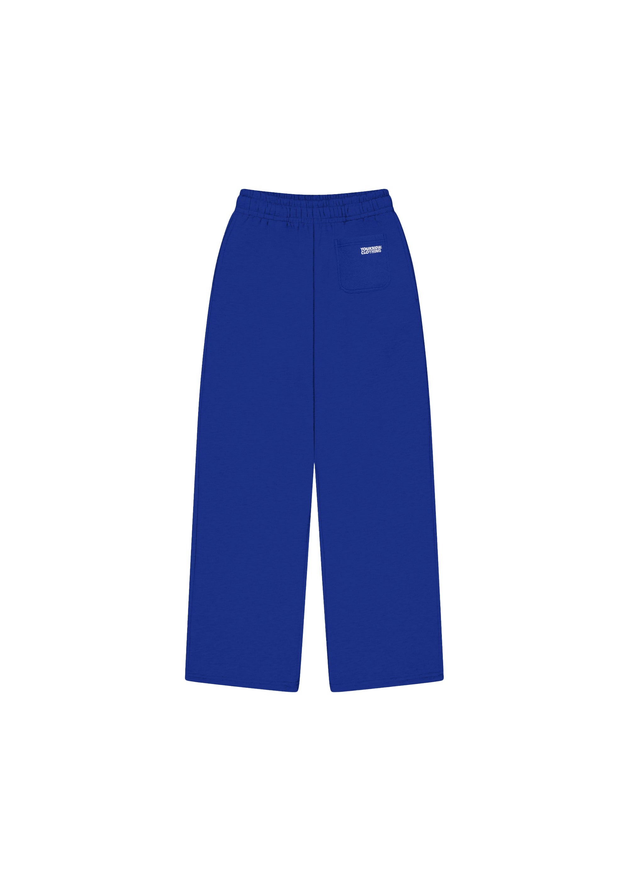 Block Wide-Leg Sweatpants | Blue