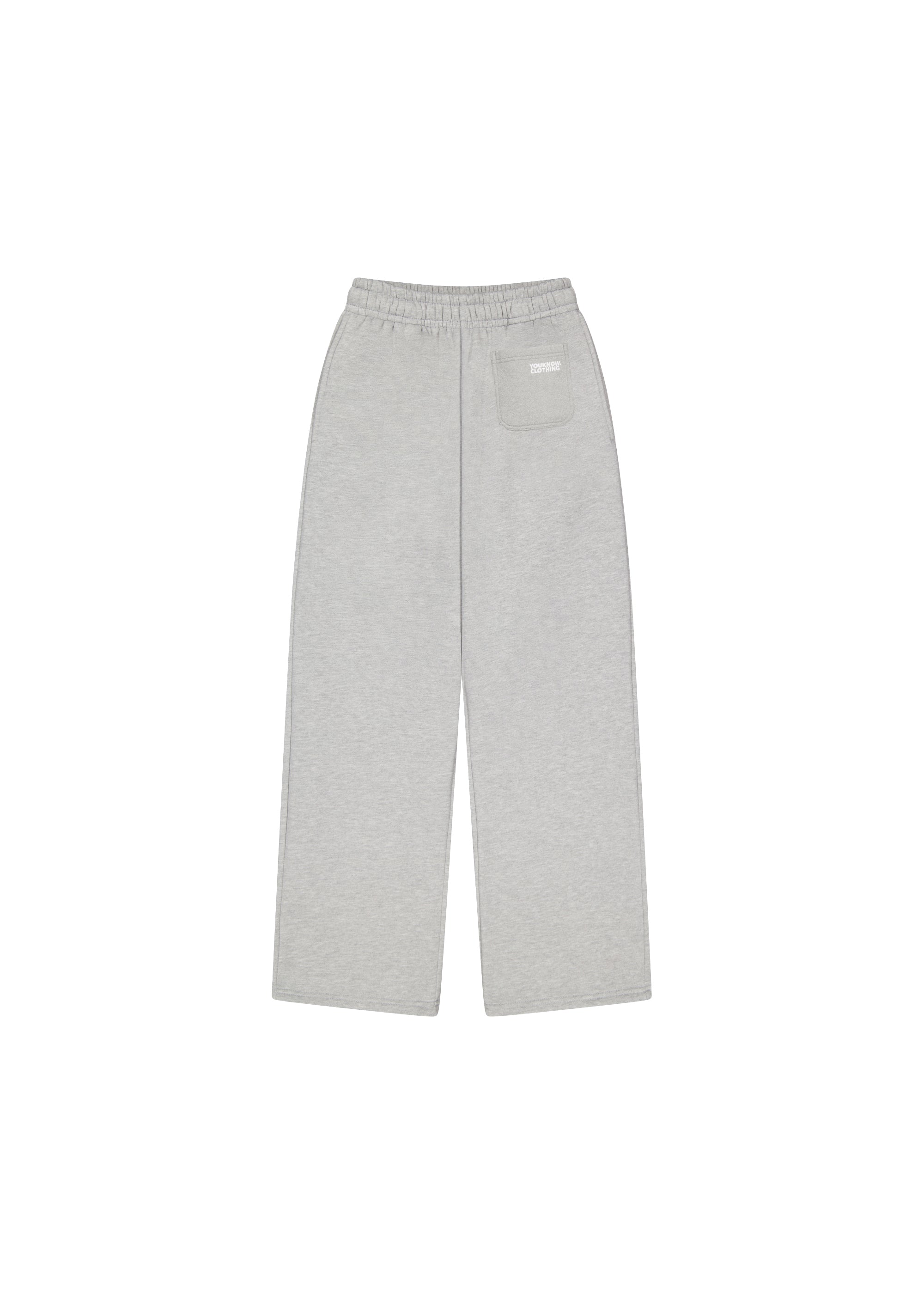 Block Wide-Leg Sweatpants | Grey