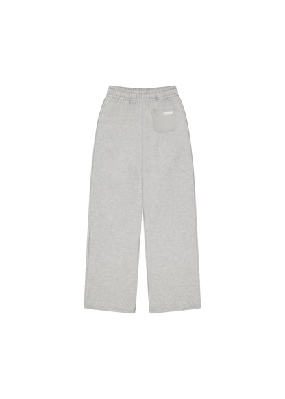 Block Wide-Leg Sweatpants | Grey