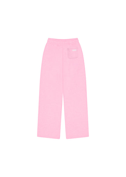 Block Wide-Leg Sweatpants | Pink