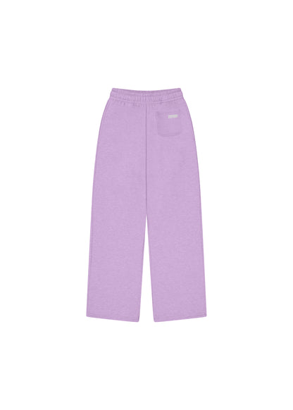 Block Wide-Leg Sweatpants | Lilac